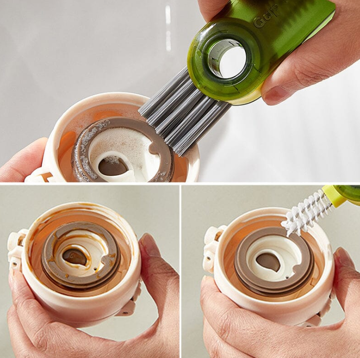 3 in 1 Bottle Gap Cleaner Brush