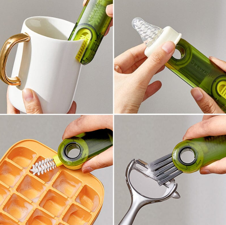 3 in 1 Bottle Gap Cleaner Brush
